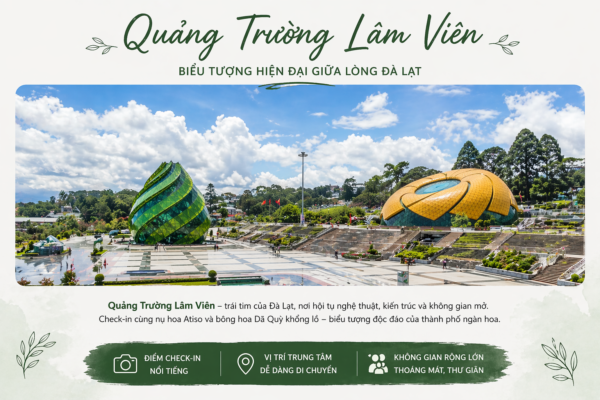 quảng trường lâm viên đà lạt