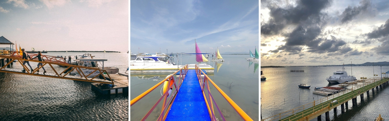 Cầu ra bến tàu Marina