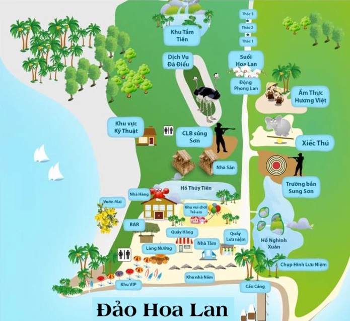 bản đồ đảo hoa lan