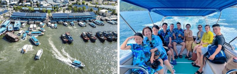 di chuyển đến bãi tranh bằng phương tiện gì?