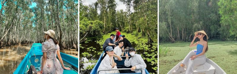 check-in rừng tràm trà sư